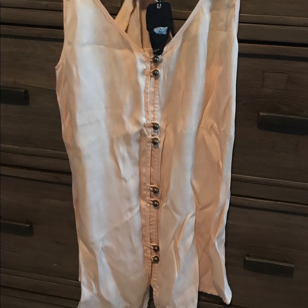 Soft pink/ peach tank top